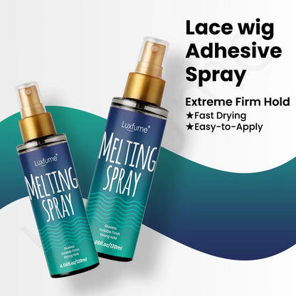 ​120Ml Lace Wig Glue Quick Drying Spray Long Lasting Invisible Lace Natural Melting and Holding Mousse Spray Front Lace Wig Glue